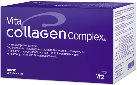 Boîte de Vita Collagen Complex, complément alimentaire au collagène